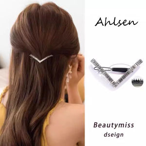 Luxury Geometric Metal Crystal Women Hair Accessories Hair Clips Hair Jewelry Hairpins