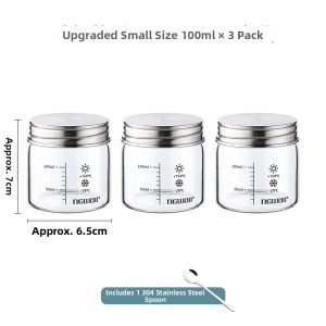 Food-grade Heat-resistant Glass Container Sealable Jar