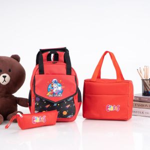 Erglas Tas Ransel Anak 3in1 Free Lunch Bag Dan Tempat Pensil Tas Sekolah