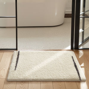 Soft Plush Anti-slip Bath Mat Water Absorbent Home-use