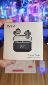Tozo Crystal Buds True Wireless Earbuds Black หูฟังไร้สาย by Pro Gadgets