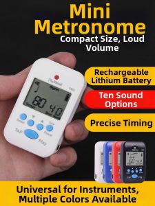 Portable Electronic Metronome for Piano Guzheng Violin Guitar Erhu