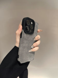 [High Quality] Black Bottom Suede Apple 16 Phone Case Apple 16promax New Arrival Suitable for Iphone14pro Set Apple 15pm Drop-Resistant 14 Silicone 13 All-Inclusive 12 Female Xsmax Male