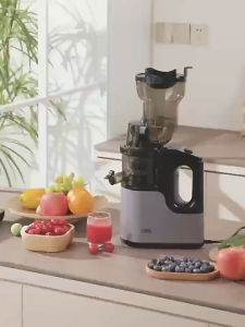 Máy Ép Chậm Cổ Rộng Nineshield Ép Nguyên Quả Kiệt Bã Ép Cần Tây Rau Má Dễ Dàng Làm Nước Ép Máy Ép Trái Cây Siêu Kiệt Nước Máy Ép Chậm Màu Đỏ.