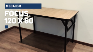 Meja Lipat Meja IBM Meja Rapat Meja Banquet - Seahorse FOCUS 120x60 Multiplek HPL