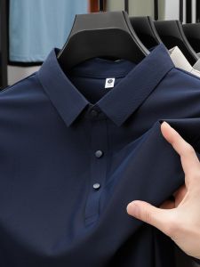 Spordela |Cool Ice Silk Mens Short Sleeve Polo Shirt