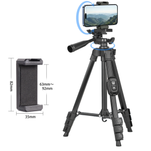 Aluminum Alloy 1.06m Tripod Phone Mount Camera Selfie Remote With Travel Bag Portable Mobile Smartphone Stand