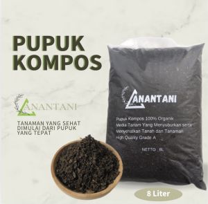 Pupuk Kompos Organik 8Liter - Media Tanam Siap Pakai