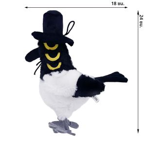 ตุ๊กตาอนิเมะ Monster Hunt Girl Group รูมิ มิรา โซอี้ ตุ๊กตาผ้าพลัฌน่ารัก หมวกดำ นกกา 3 ตา ตุ๊กตาผ้าพลัฌมอนสเตอร์