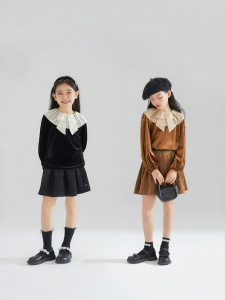 MUCMUKN | Cute and Elegant Girls Velvet Skirt