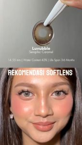 ( Harga Grosir Rp. 24.750 ) Softlens Luvubble Series Seraphic Dia. 14.50mm By CTK - Normal
