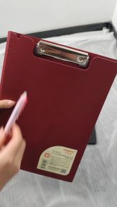 Long Clipboard with Cover Clip Board Folder Profile Clip File Folder Double Documents Office School Supplies 23X35 CM