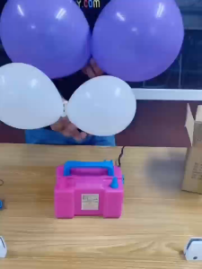 Mini Balloon Pump Electric High Power Effortlessly inflate and tie balloons with ease Party perfect