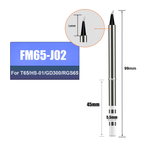 FM65 Soldering Iron Tip for T65 HS-01 GD300 Soldering Iron Replacement Heater Solder Welding repair tools Not Applicable T12 tip