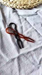 F4 3pcs Jepit Rambut Korea 8.8cm Polos Tusuk Konde Sirkam Set isi 3 Alat Sanggul Hair Fork CHS001