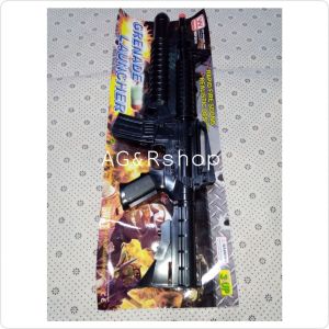 Dynamic Playtime: Plastic Toy Gun with Realistic Sounds for Kids"
