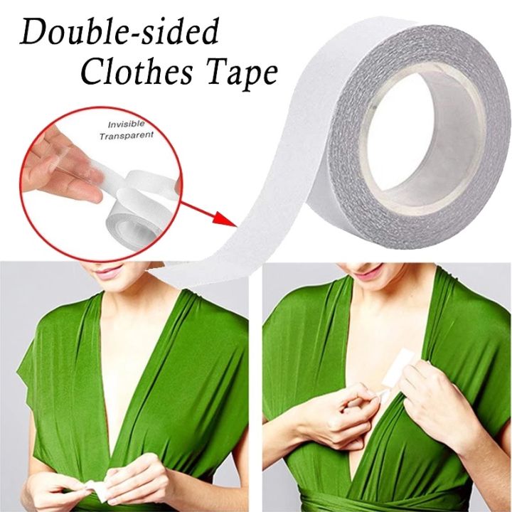 1Roll Underwear Strap Anti-slip Double Sided Tape Clothing