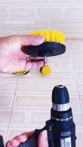 New!! Sikat Bor Elektrik Power Cleaning Head 3 PCS ( BISA COD )