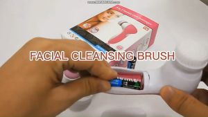 Cleansing Brush Set Beauty Face Care Massager Electric Facial Cleanser Body Cleaner Brush Massaging Tool with 5pcs Brush Heads
