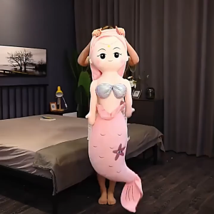 Boneka Putri Duyung jumbo Import mermaid lucu imut anak terbaru ukuran 90 cm murah
