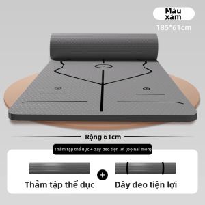 GUINDINI | Thảm Yoga Nam Chống Trượt Dày Hấp thụ Sốc Im Lặng