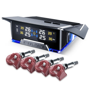 Steelmate | Hệ Thống Giám Sát Áp Suất Lốp Không Dây Năng Lượng Mặt Trời Chống Mệt Mỏi