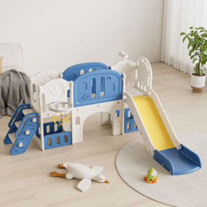 Multifunction Childrens Indoor Slide and Swing