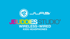 JLab JBuddies Studio 2 Wireless On-Ear Kids Headphones Safe Listening Cloud Foam Adjustable Comfort