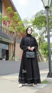 Gamis Abaya Arab Model Terbaru Bahan Fursan Saudi