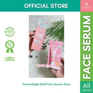 Emina Bright Stuff Face Serum Glow Concentrate 30ml / 7.5ml | Serum Wajah Remaja Mencerahkan Glowing