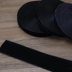 5-10Yards 6/10/15/25/32/38mm Black Velvet Ribbon Single Face Flocking Ribbons For DIY Home Party Christmas Gifts Wrapping Decor