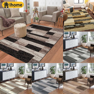 European Geometry Rug Living Room Carpet Soft Non Slip Indoor Carpet Washable Bedroom Rug for Home Office