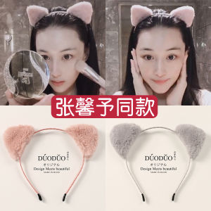 หมวกคาดผมหูแมวฤดูใบไม้ร่วง/ฤดูหนาวสำหรับผู้หญิง สไตล์เกาหลี หมวกคาดผมน่ารัก ที่คาดผมแบบอเนกประสงค์สำหรับเด็กและเยาวชน หน้าร้อน 2020