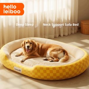HELLOLEIBOO | Four Seasons Washable Secure Semi-enclosed Pet Bed