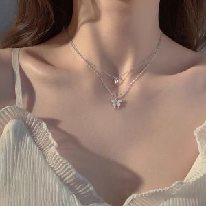 Graceful Double Bow Choker Necklace