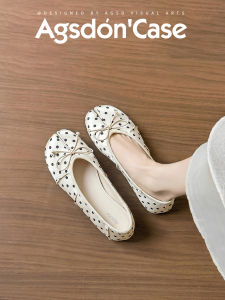 Agsdon | Polka Dot Women Summer Ballet Mary Jane Shoes