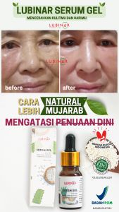 LUBINAR SERUM GEL Untuk Kulit Glowing Cerah Natural dan Tampak Awet Muda