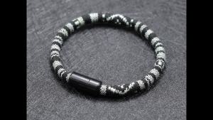 Vòng Tay Nam Phong Cách Bohemian Chất Liệu Vải Thổ Cẩm Thiết Kế Tối Giản Charm Độc Đáo Làm Thủ Công Khóa Hợp Kim Kẽm Quà Tặng Cho Bạn Trai.