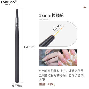 Bộ 6 Cây Bút Vẽ Móng Tay Bằng Gỗ Nguyên Khối DIY Trang Trí Móng Tay Bút Vẽ Đường Thẳng Bút Vẽ Đường Cong Bút Vẽ Đường Thẳng