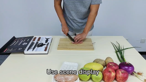 IMUTO Premium 6 Pieces/Set Japanese Knife Non-Stick Coating Multifunction Kitchen Knife Stainless Set