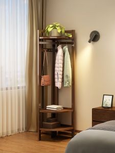 ZHUSHANXIA | Space-saving Corner Coat Rack