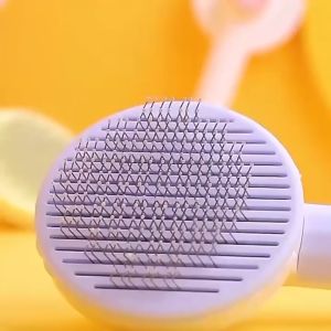 Sisir Grooming Pencet Kucing Anjing - Pet Grooming Brush Sisir Bulu Hewan Sisir Hewan Peliharaan - Sisir Kucing Anjing Perawatan Peliharaan - Sisir grooming Kucing Anjing Import/Pet Grooming Brush