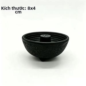 Lọ Đốt Trầm Hương Bằng Gang Nhỏ Trang Trí Nhà Cửa Thiền Định Yoga - Lọ Đốt Trầm Hương Phù Hợp Cho Lễ Hội Halloween