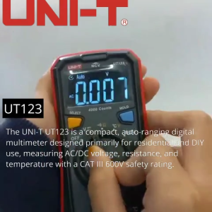 UNI-T UT123 / UT123D Pocket sized Residential Digital Multimeter ~ Original ~