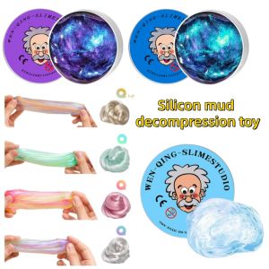 Color Non Newtonian Fluid Stress Relieving Toy Elastic Shape Clay Drawing Kneading Creative Handmade Fidget Pinching Gift
