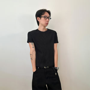 DAVID&ME | Short Round Neck T-shirt