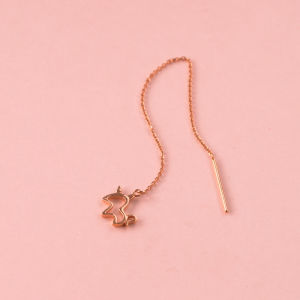 Chow Sang Sang 周生生 Minty Collection 18K Rose Gold Unicorn Single Earrings 92256E [Sold Single Not Pair]