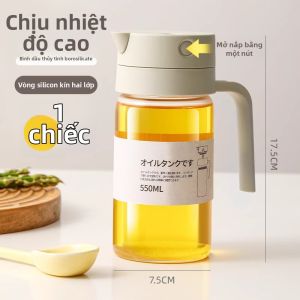 HAOGUANJIA | Chai Kính Không Chảy Rò Mở Tự Động Kiểu Nhật