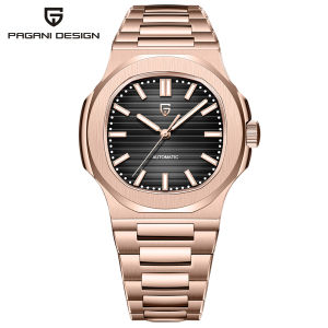 Pagani Design | Pagani design Rose Gold mens Watches Luxury mechanical Watch Mens ST6 automatic Watch AR Sapphire Diving sports 2026 new clock