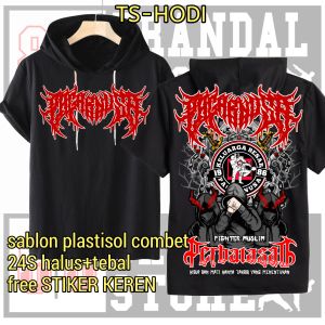 Kaos/t-shirt hodie pagar nusa fighter muslim sablon plastisol